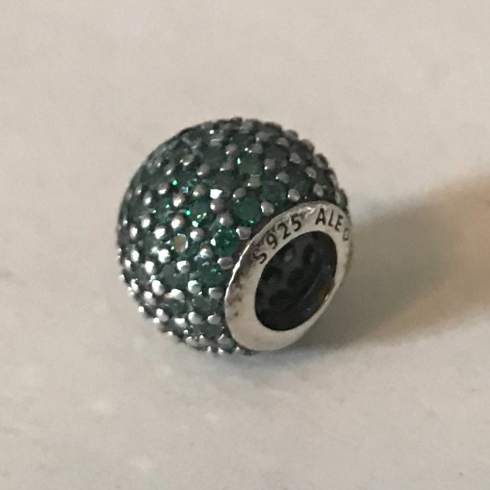 Pandora Green Pave Charm **BRAND NEW**